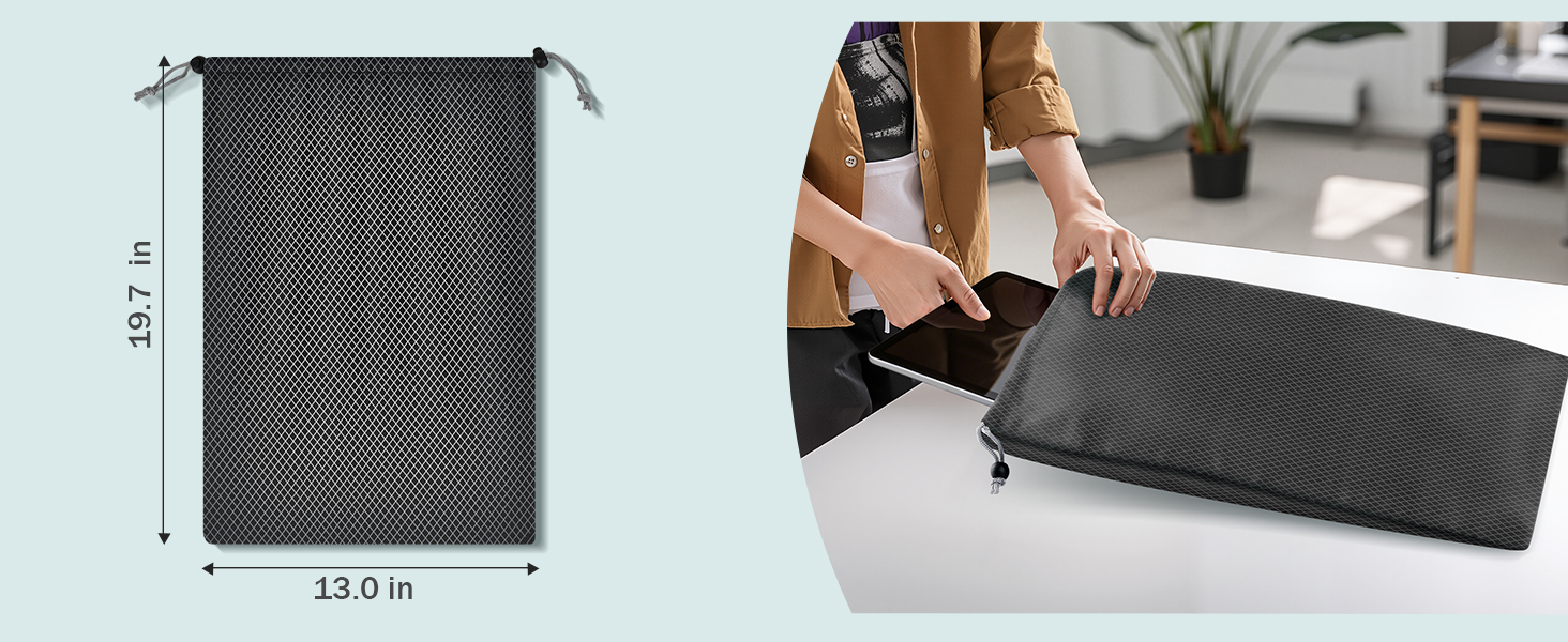 Органайзер для валізи, набір Packing Cubes (9 шт.) з компресією та чохлом для взуття, водонепроникні, дихаючі, сірі (чорні)