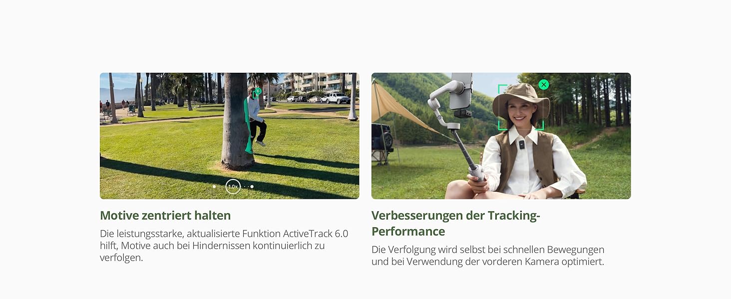 DJI Osmo Mobile 6 - Стабілізатор для смартфона, 3-осьовий, з розширеним штативом, трекінг об'єкта, для YouTube, TikTok, сірий