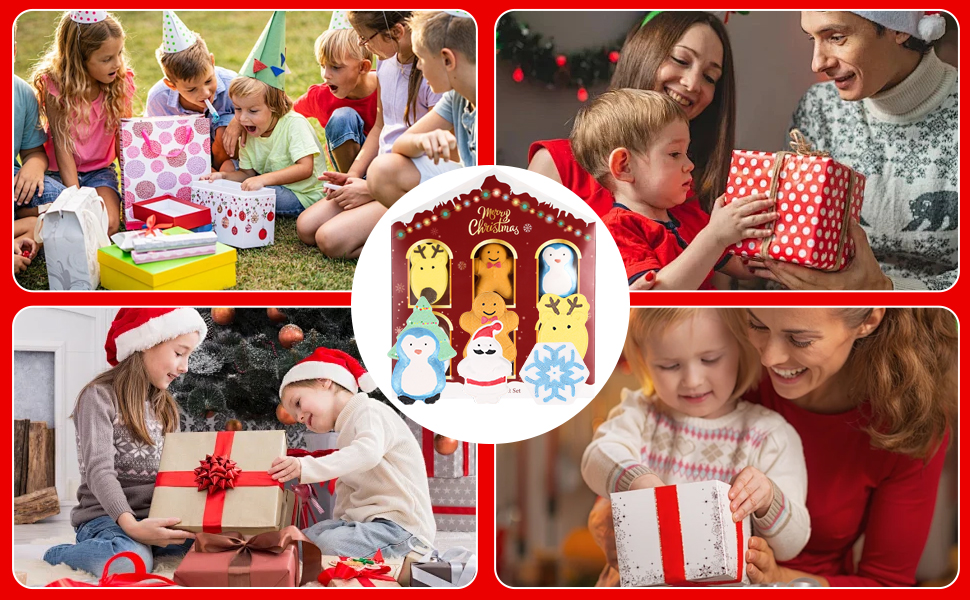 Набір прикрас для ялинки на Новий Рік, 42 шт. (Червоний, Зелений, Золотий)