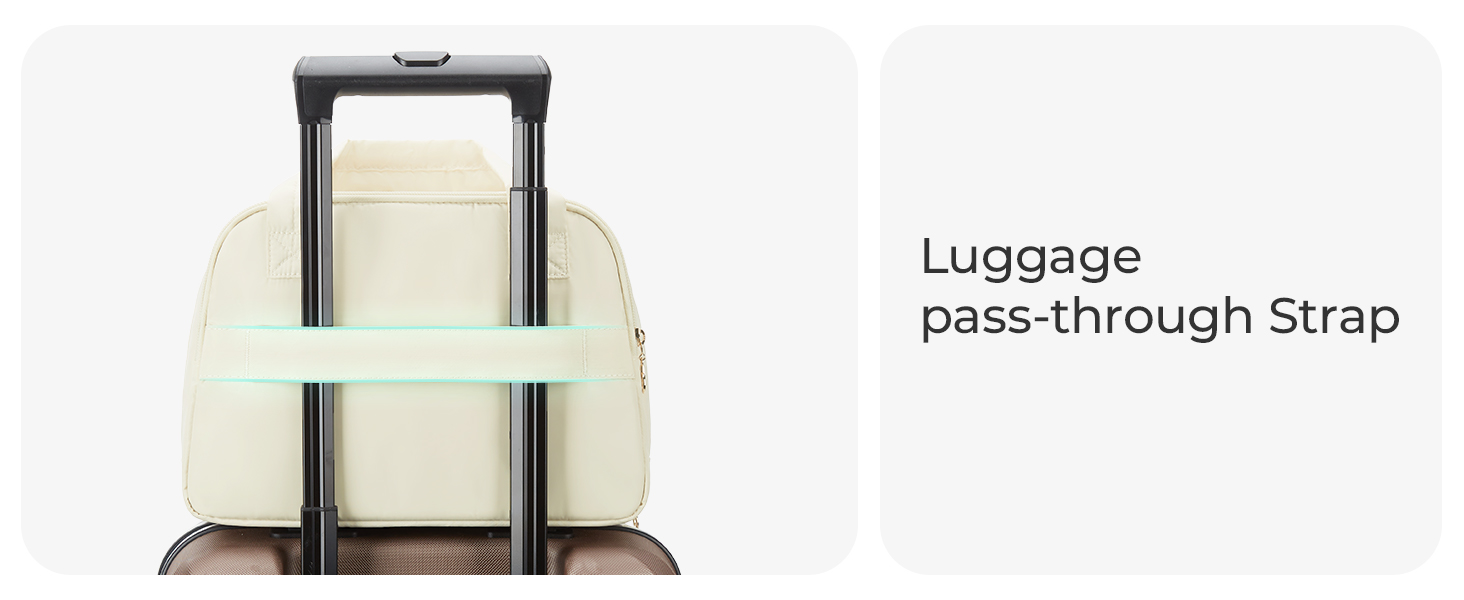 Сумка для косметики BAGSMART для жінок, велика дорожня косметичка, об'ємна косметична сумка, дорожня сумка для макіяжу та косметики з ручкою, чорна
