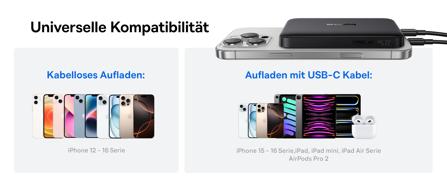 Power Bank Baseus EnerFill MagSafe 10000mAh з PD 22.5W та бездротовою зарядкою 15W (Qi2), чорний