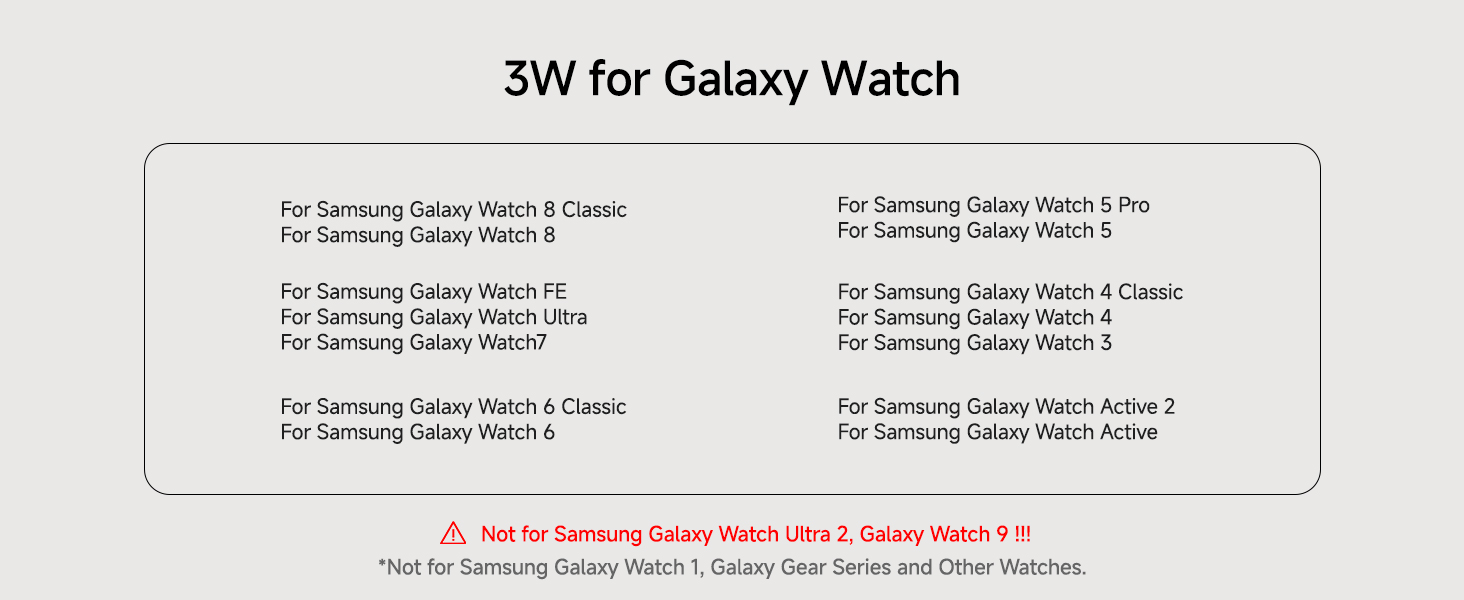 Індукційна зарядна станція для Samsung Galaxy Watch 8, колір тех-сірий (не підходить для Watch Ultra 2/9)