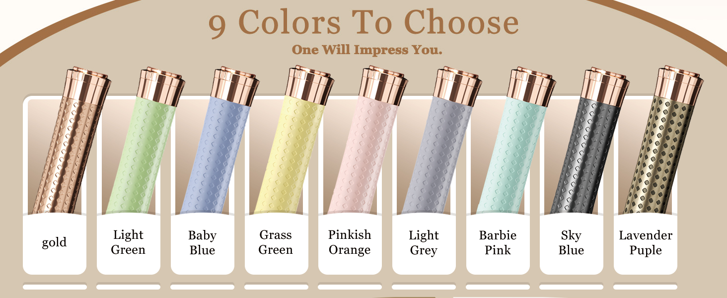 Електричний прилад для видалення волосся для жінок, бездротовий депілятор, безболісний електробритва для губ, рук, обличчя, пушкового волосся (Золотий)