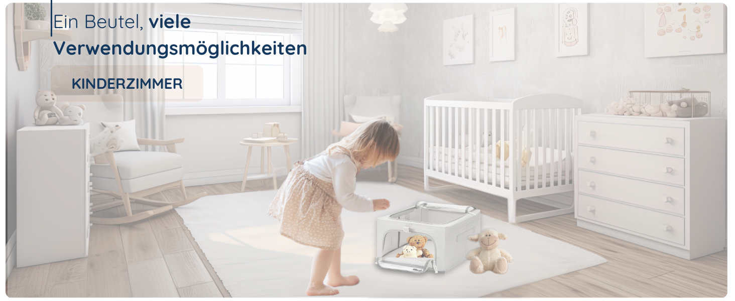 4CONVY Коробка для зберігання одягу з блискавкою та металевим каркасом - 3x24L, сіра, з вікнами (2 шт.) [2024, покращений матеріал]