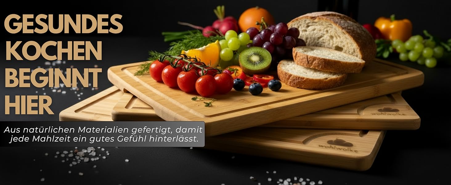 Двостороння обробна дошка з нержавіючої сталі та бамбуку | Кухонна дошка з жолобком для соку та металевим руків'ям | Антибактеріальна дерев'яна дошка для кухні | Велика дошка з бамбуку | Розділочна дошка 40x30x2 см