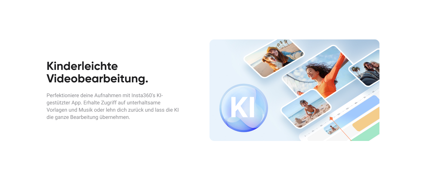 Insta360 Flow 2 Gray – Стабілізатор для смартфонів, Gimbal з AI-tracking, вбудований штатив/селфі-стік, пульт дистанційного керування, для iPhone/Android, сірий, Flow 2