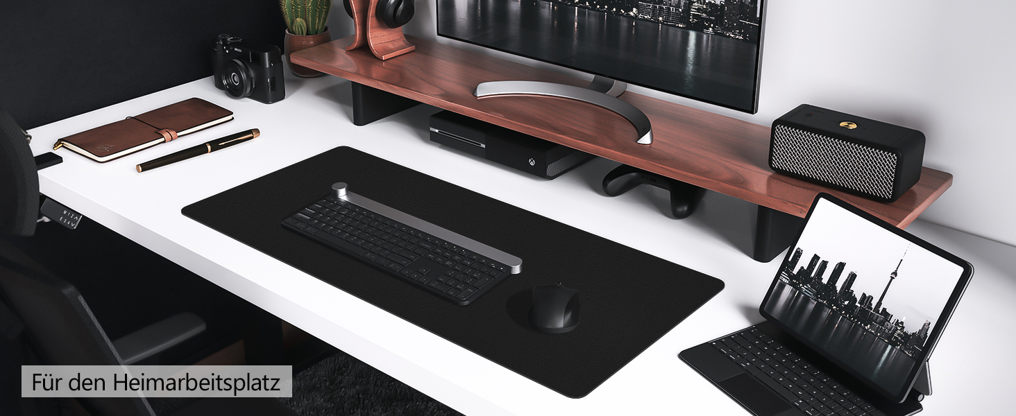 Підкладка на стіл Zindoo XL 100x40 см Бежева - захист від подряпин, килимок для миші, водостійка, довговічна