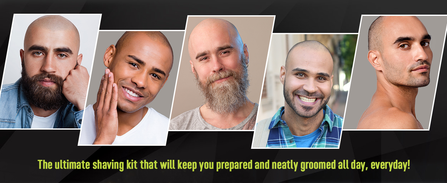 Електричний голєва машина 7D для чоловіків з LED-дисплеєм, IPX7 водонепроникність, USB-C зарядка