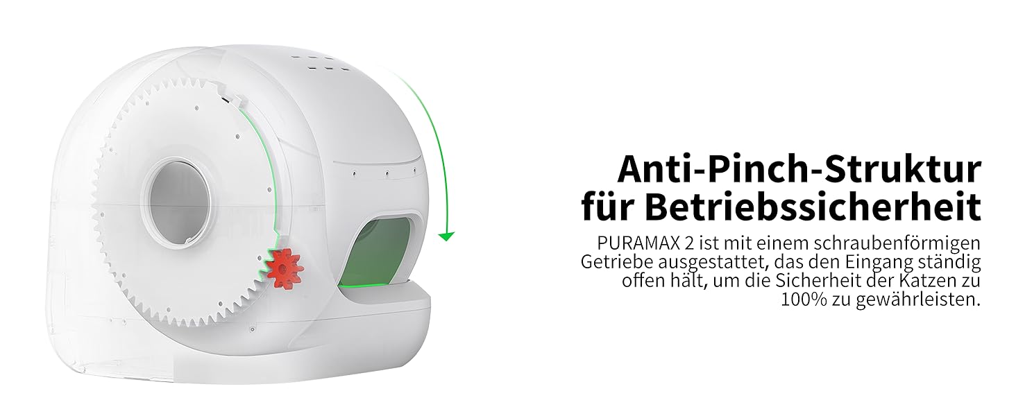 PETKIT Pura Max 2 - автоматичний самоочисний лоток для котів, 76л, з функцією контролю через додаток, для кількох котів, з дезодорантом