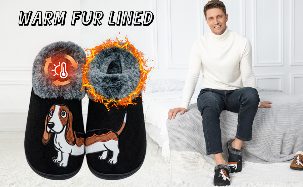 Тапочки домашні жіночі чоловічі з вишивкою у вигляді милого собачки, теплі, з плюшевою підкладкою, зимові, 36/37 EU, коричневого кольору