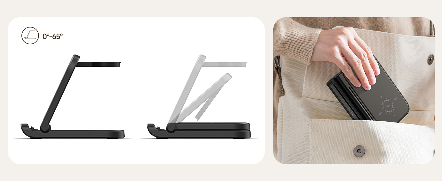 Зарядна станція SwanScout 705S для Samsung Galaxy Z Fold 7/6/5, Pixel 9 Pro Fold, Galaxy Watch 8/Ultra, Galaxy Buds 3 (без адаптера)