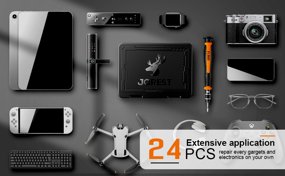 JOREST 155 в 1 Мініатюрний Електричний Набір Викруток, Інструмент для Ремонту Macbook, Laptop, PC, RC, PS5, Switch, Xbox, iPhone, Окуляри, Годинники
