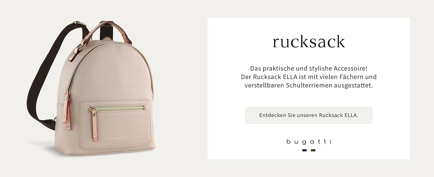 Сумка Bugatti Ella Classic чорна для жінок з екошкіри через плече та з ручками