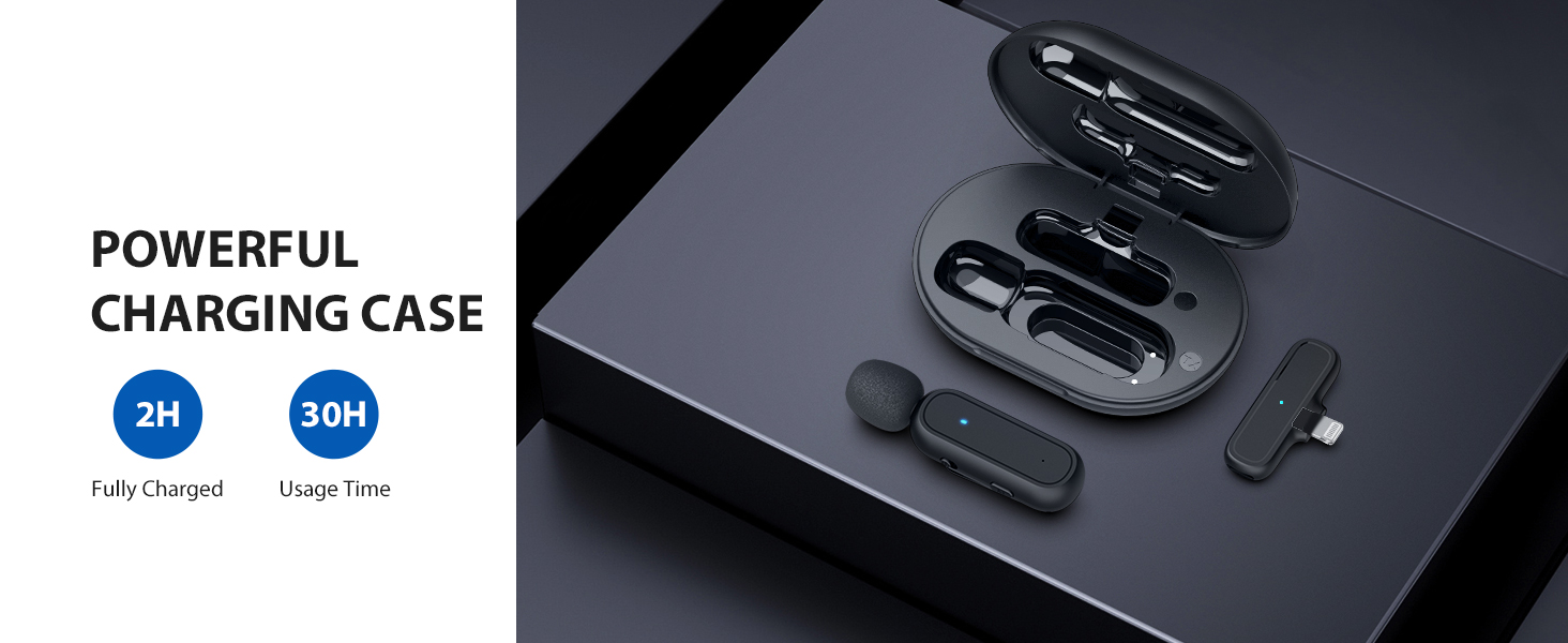 Мікрофон Lavalier Moman Handy Mini: бездротовий мікрофон для iPhone, YouTube, TikTok (колір: коричневий)