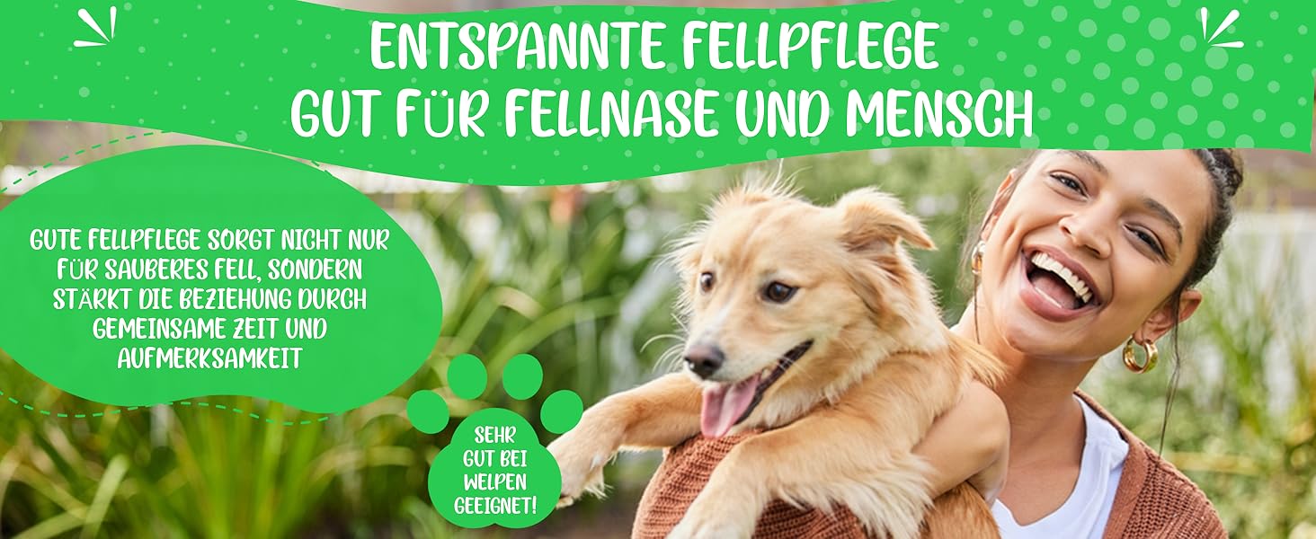 М'яка щітка для тварин TESTURTEIL: ідеальна для котів та собак, розмір M. Захисні нопочки для чутливої шкіри