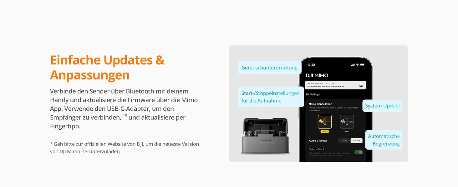 Мікрофон DJI Mic Mini Sender (Чорний Infinity), бездротовий, для телефону/камери, iPhone, Android, Vlog, YouTube