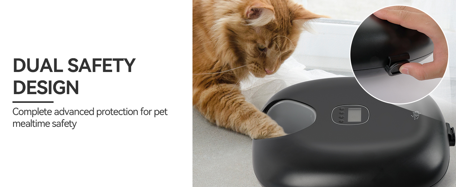 Автоматичний годівник для котів All for Paws: бездротовий, для вологого та сухого корму, з 2 акумуляторами охолодження, програмований таймер, індикатор низького заряду, USB