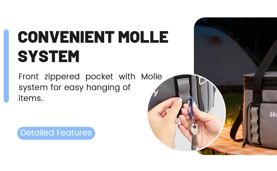 Велика розширювана сумка-холодильник з м'якого матеріалу, двоярусна ланч-сумка для жінок та чоловіків, вміщує 40 банок, вологостійка та портативна – ідеально для пляжу, кемпінгу, подорожей. Чорний колір