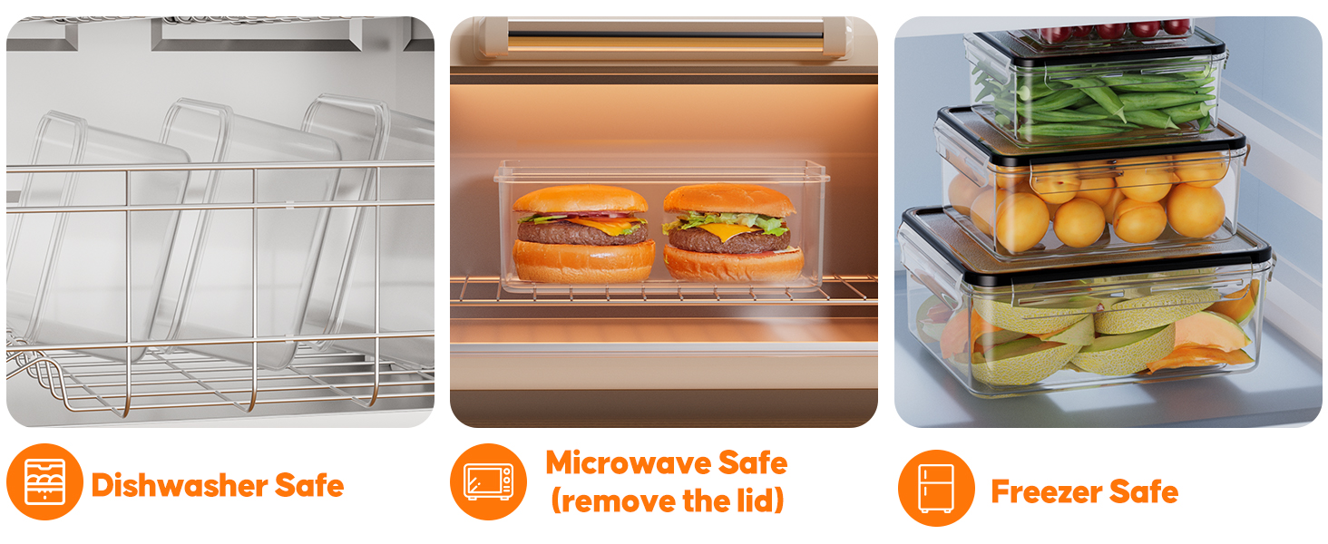 Набір контейнерів для зберігання продуктів з кришкою, 30 шт. (15 контейнерів + 15 кришок), набір харчових контейнерів, не протікають, BPA-free, для Meal Prep