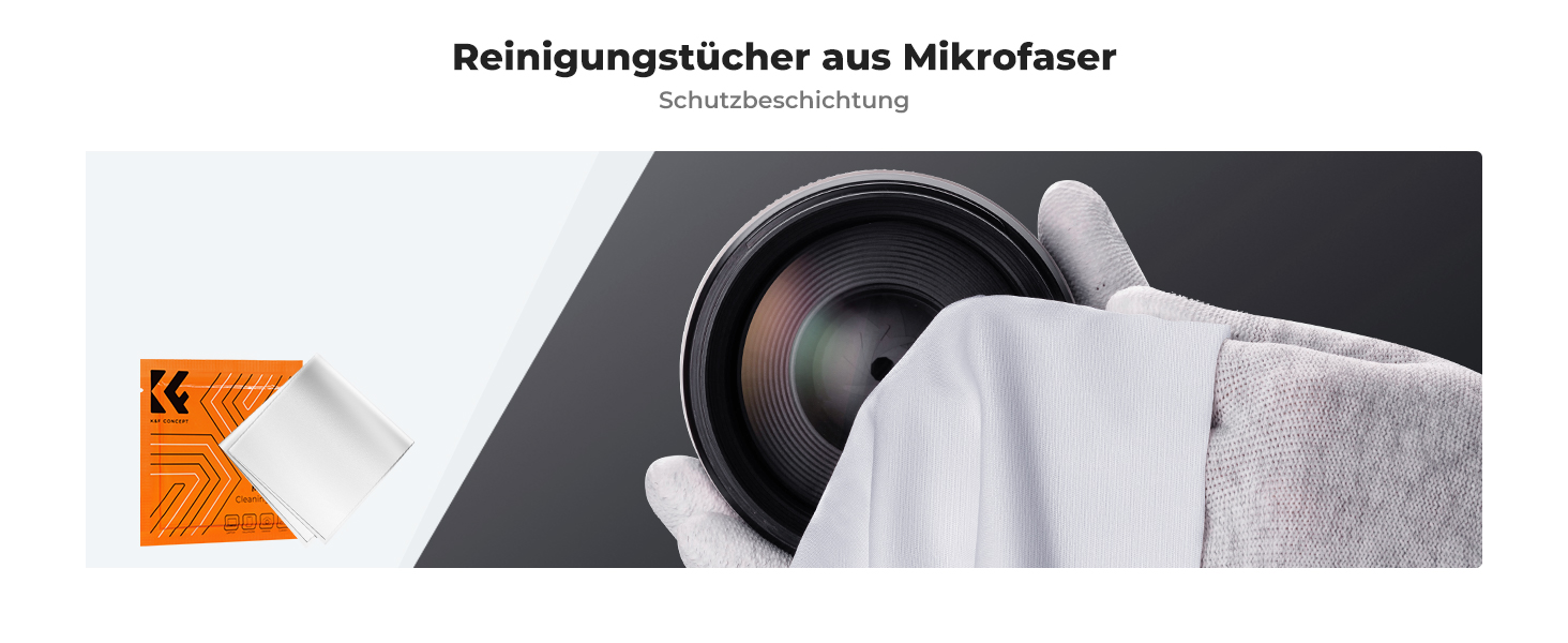 Набір фільтрів K&F Concept Nano X-Serie 58mm: поляризаційний фільтр, UV-фільтр, кришки об'єктива (2 шт.), серветки для чищення (3 шт.)