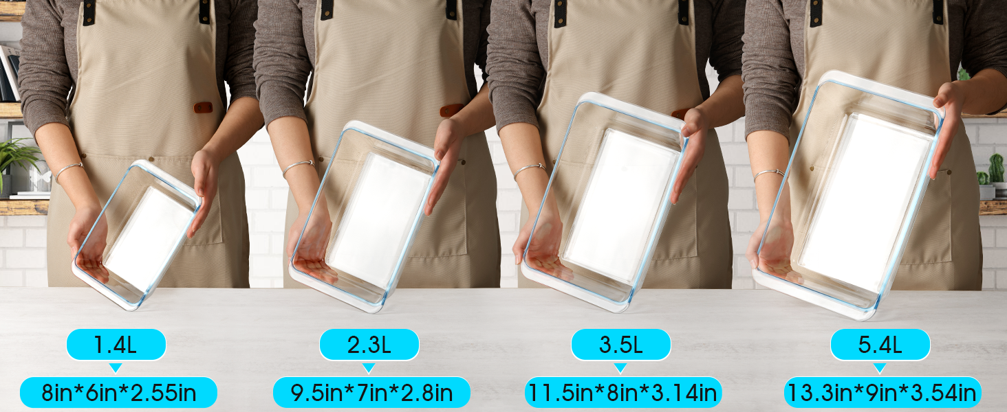 Форма для запікання NUTRIUPS, скло, 20x15x6 см, об'єм 1.4 л - прямокутна, для лазаньї