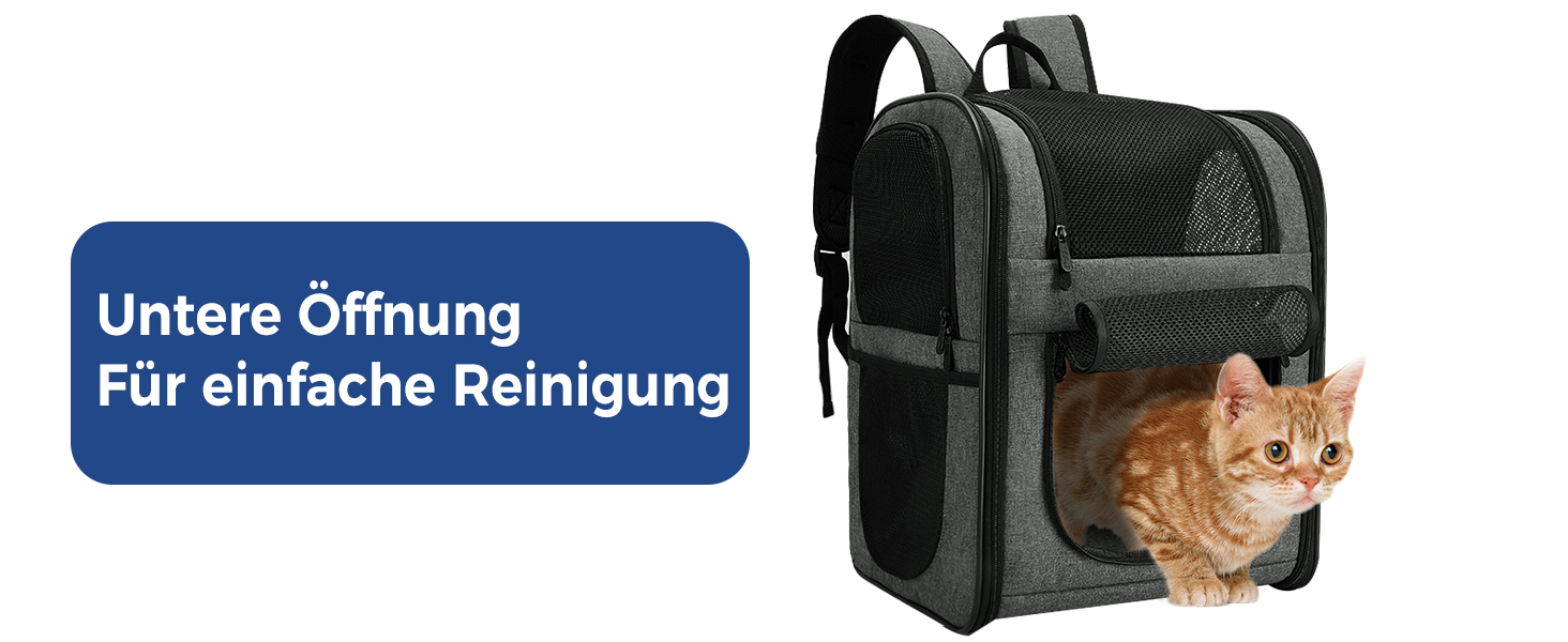 Рюкзак для собак та котів Apollo Walker - для малих тварин (2-15 кг), з підтримуючим каркасом, дихаючий, сірий - для походів, подорожей, активного відпочинку