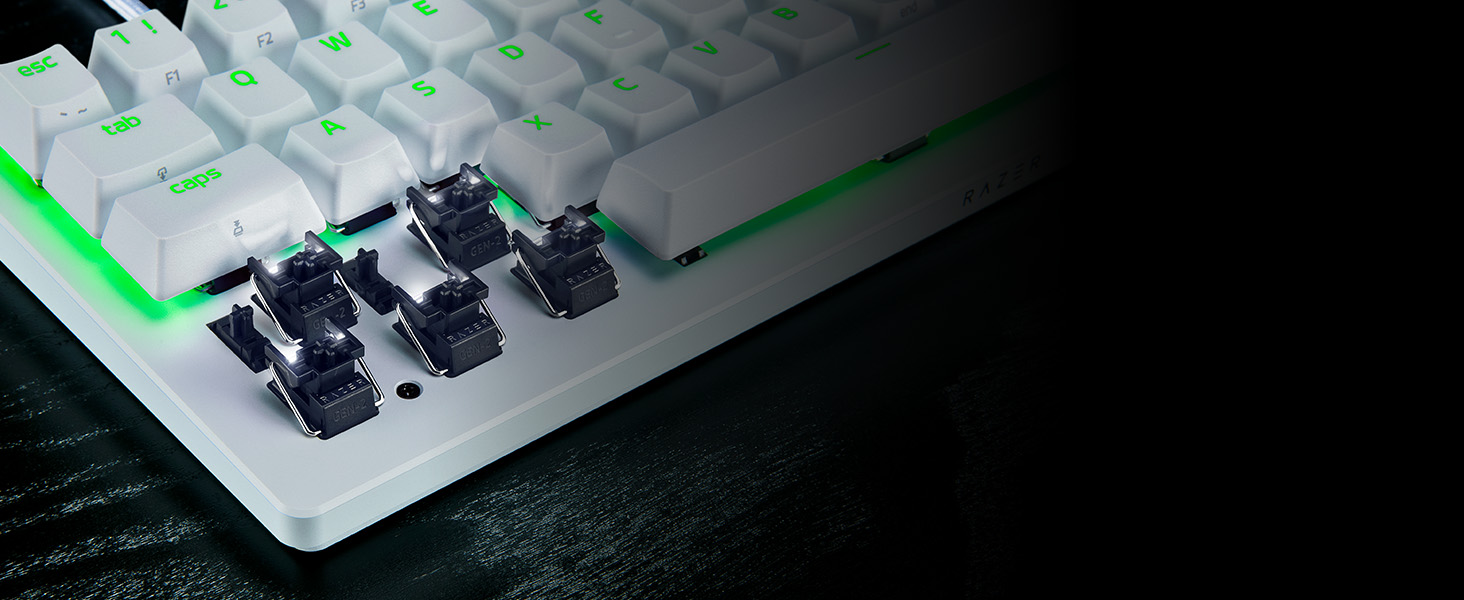 Клавіатура Razer Huntsman V3 Pro Mini - 60% з Red Switch (Аналоговий оптичний перемикач, PBT-клавіші, USB-C, QWERTY US)