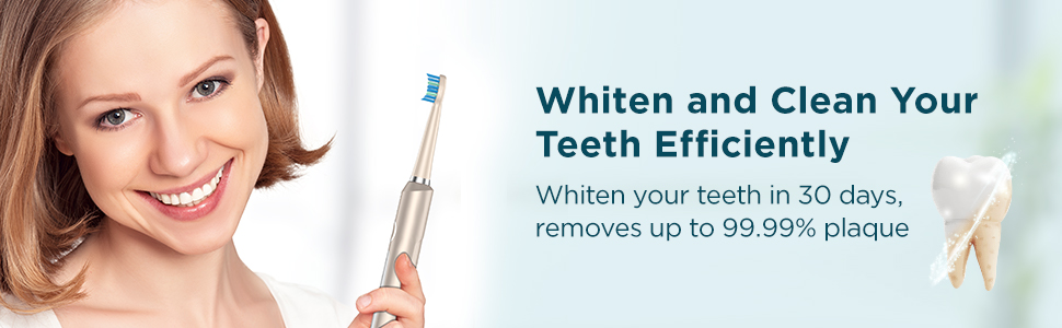 Електрична зубна щітка Sonico з 8 насадок, 5 режимів, чохол. Преміум якість, 1 шт.