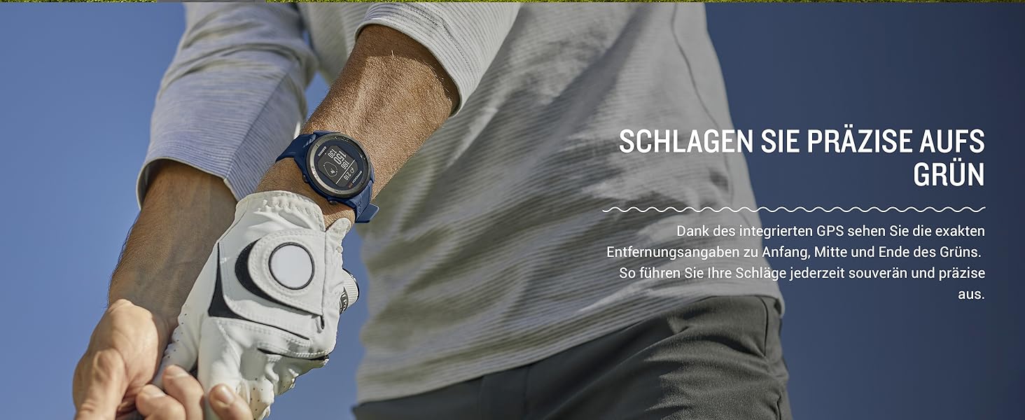 Годинник для гольфу Garmin Approach S12 з GPS та вимірюванням відстаней до зеленої зони та перешкод. 42 000 гольф-полів. Дисплей 1.3' та просте керування (відновлений).