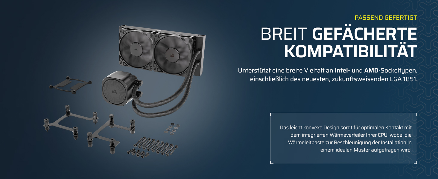 Система водяного охолодження Corsair Nautilus 360 RS для CPU - 240 мм, 3 вентилятори, чорний (без RGB)