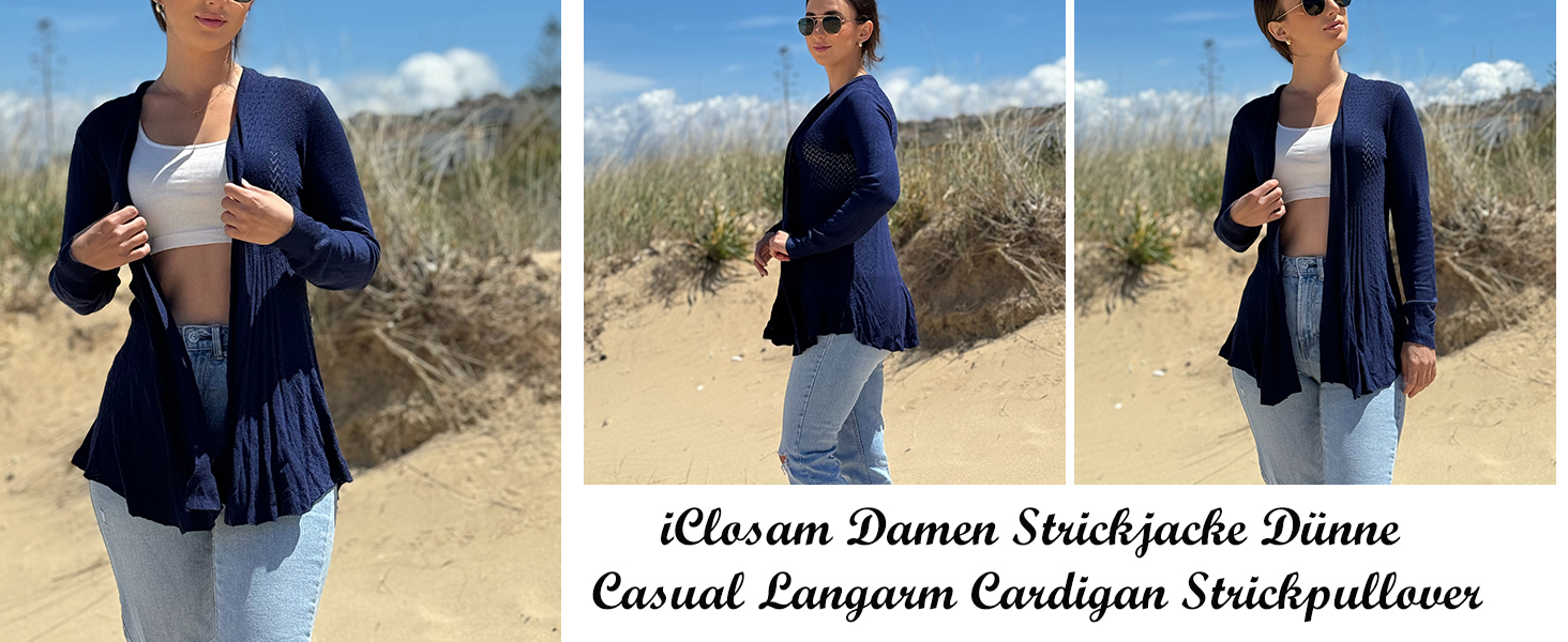 Жіноча кофта-кардиган iClosam з довгим рукавом, легка літня куртка, вільний крій (XXL, A-winerot)
