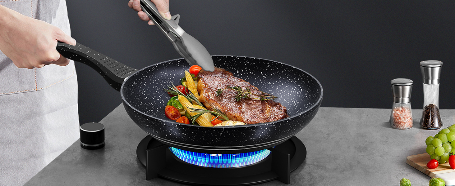 Scheffler Nonstick Fry Pan Set - 20/24/28cm - Compatible with All Cooktops
