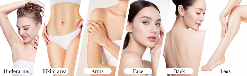 Електричний триммер для бікіні 2-в-1 для жінок та чоловіків – для гладкої шкіри, для інтимної зони, фіолетовий