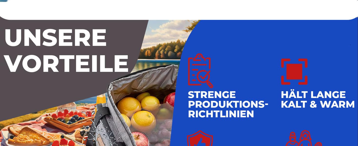 Сумка-холодильник NEMT 15L (сіра) з 2 акумуляторами холоду - для пікніків, обідів, подорожей та покупок