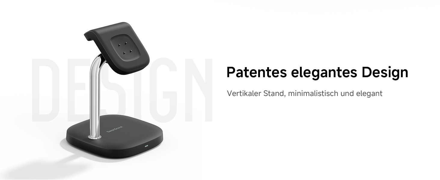 Зарядний пристрій SwanScout 505G2 для Google Pixel Watch 3/2 (не для Pixel Watch 1), магнітний зарядний пристрій, чорний