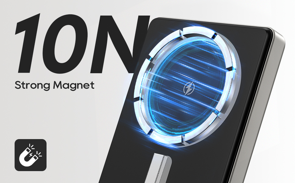 Power Bank Magsafe 5000mAh/10000mAh (Titan) з PD 20W та бездротовою зарядкою для iPhone 16/15/14