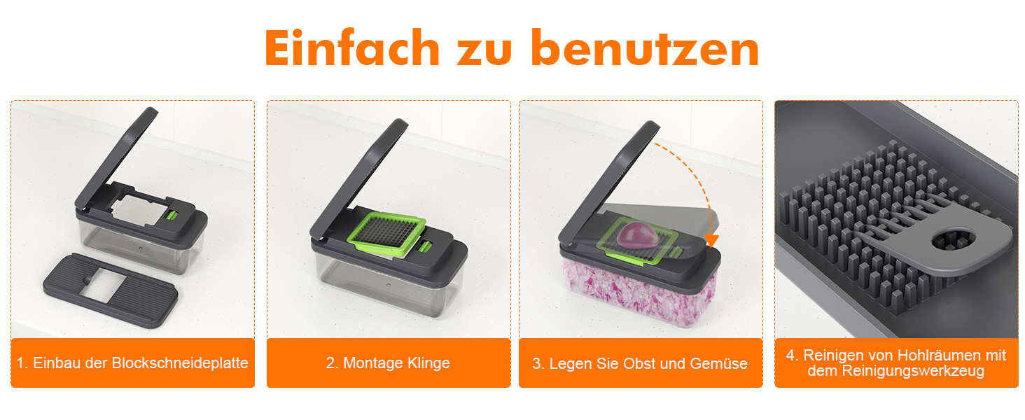 Ibergrif M521 – Мультифункціональний подрібнювач овочів 6-в-1, 1200 мл, чорно-зелений