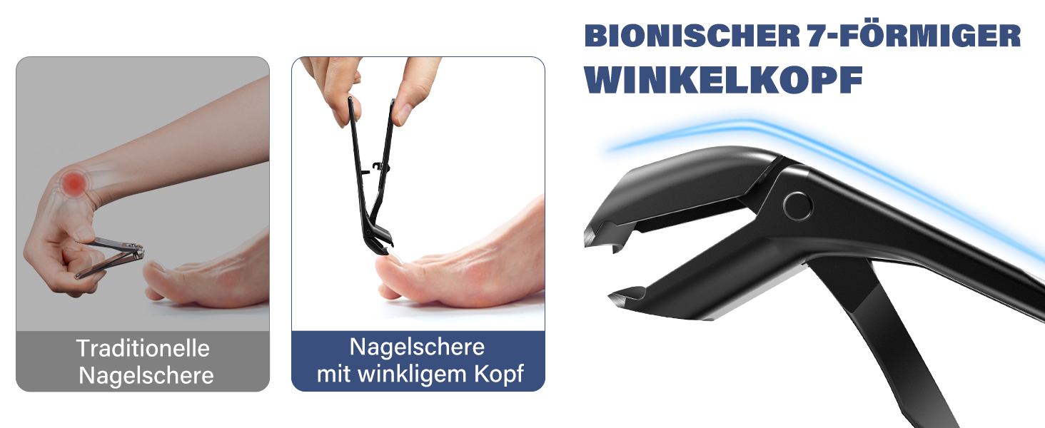 Набір з 5 шт. інструментів для стрижки товстих нігтів, для чоловіків та жінок, професійний, для лікування врослого нігтя