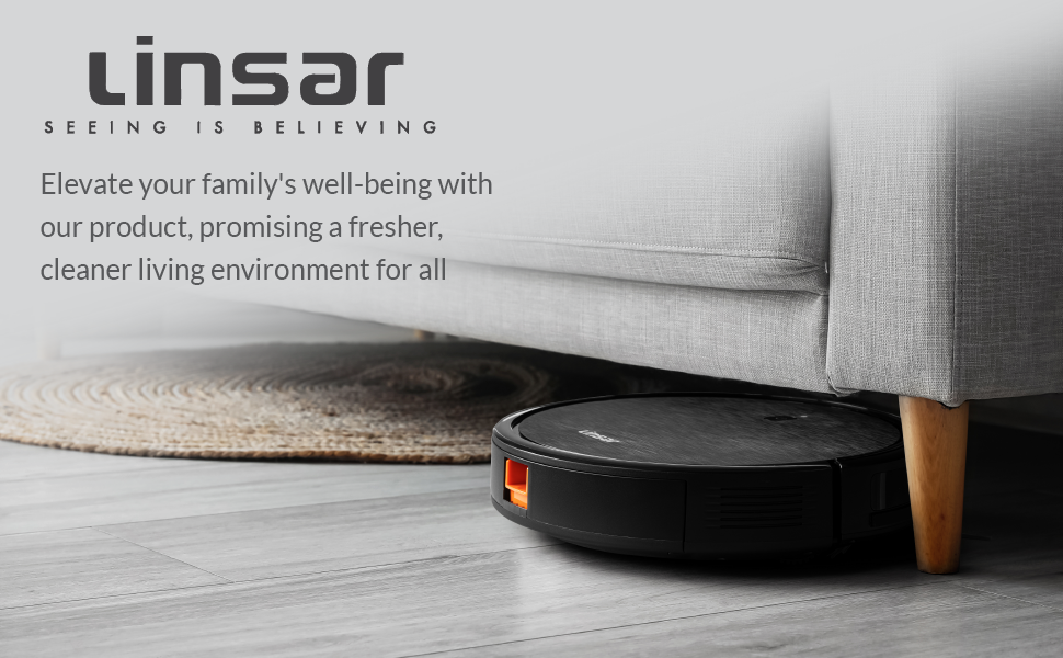 Робот-пилосос з функцією миття - 2в1. Робот-пилосос з додатком, акумулятором 120 хв, для килима, шерсті тварин та твердих підлог. З зарядну станцією та пультом дистанційного керування (Чорний)