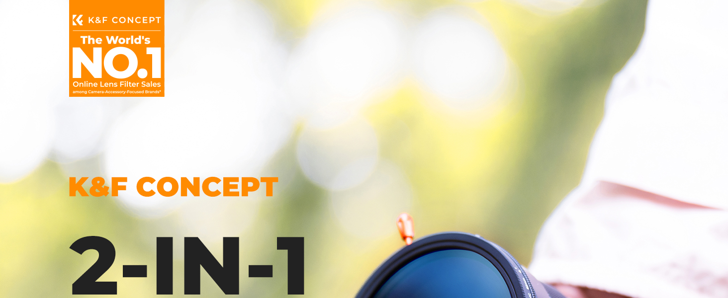 Фільтр K&F Concept Nano-K Serie 2-в-1: ND та CPL (46 мм)