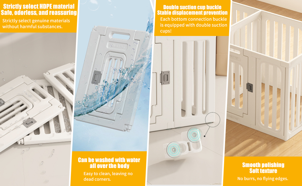 Клітка-вигул для цуценят та собак CEIEVER, 186x126x75 см, біла