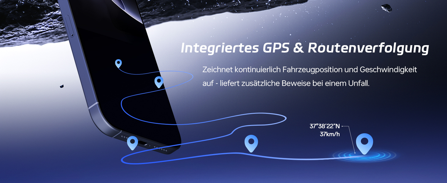 Автомобільний відеореєстратор Pelsee 4K Dashcam (передній та задній) з сенсором STARVIS 2, 3.39'' IPS дисплеєм, 24Гн паркуванням, 5.8GHz WiFi, HDR, WDR, ADAS, GPS та карткою пам'яті 64ГБ