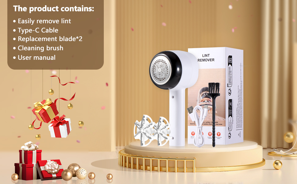 Електричний видалення ворсу Blendura - бездротовий триммер для одягу з 6 лезами, 3 рівня та LED-дисплеєм