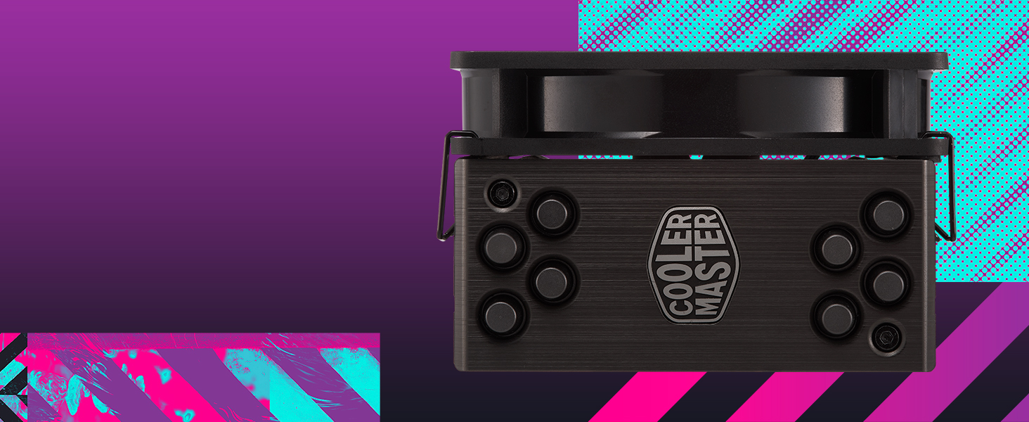 Кулер CPU Cooler Master Hyper 212 Black 2021 V2 з RGB-вентилятором SF120R та підтримкою LGA1700