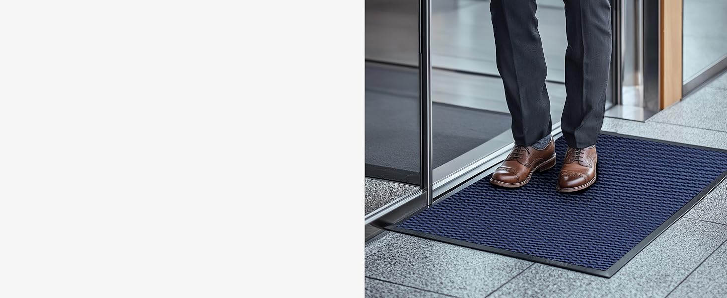 Килимок для входу Sky Novo 120x180 см антрацит: антиковзаюча, миюча, для дому та вулиці