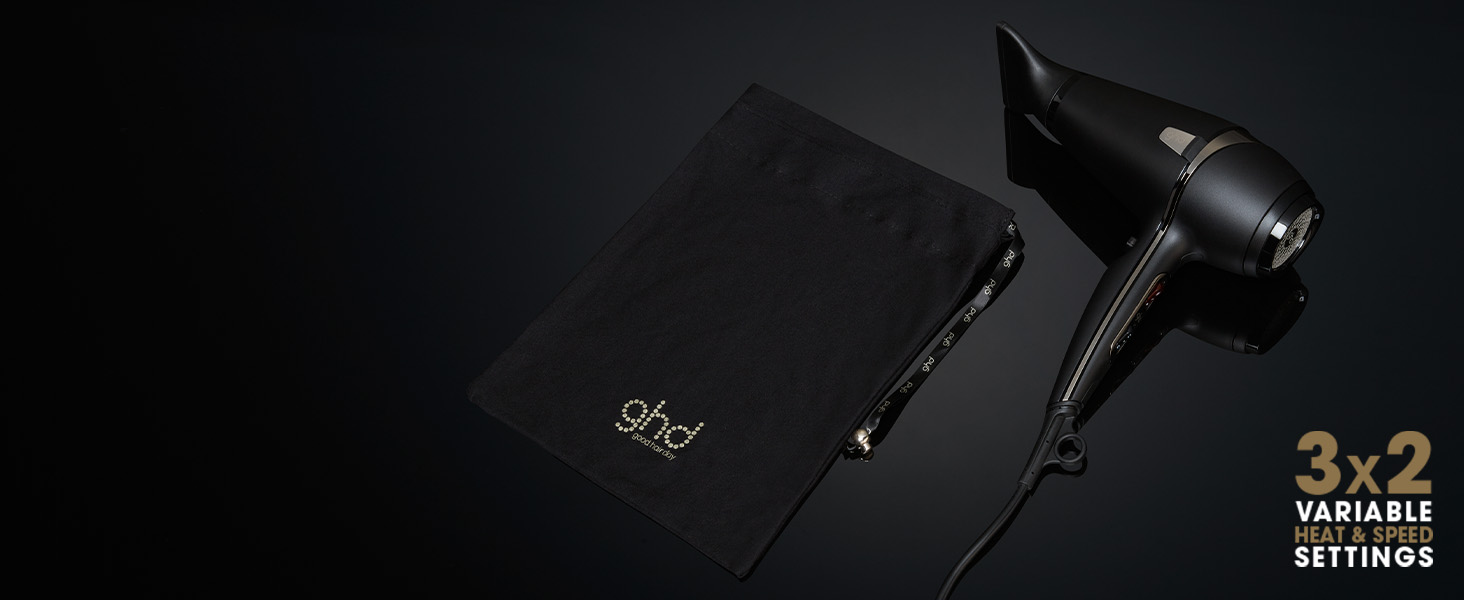 Фен ghd Air 2.0: потужний, для салонного ефекту, швидке сушіння, без пуху та пера, для всіх типів волосся