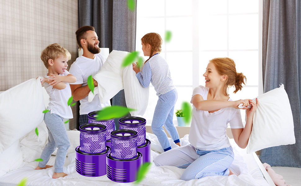 Фільтри для пилососа Dyson 3 шт. Заміна для V15, SV14, SV17, SV22 Detect Animal Absolute Extra Pro Torque Drive, #970013-02 (V10)