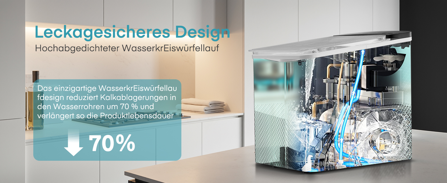 Портативна машина для льоду FOHERE – самоочисна, 14 кг/24 год, 2 розміри, компактний дизайн, 1 кнопка, інтелектуальні попередження, з лопаткою та кошиком для дому/бару/офісу/кемпінгу (зелена)