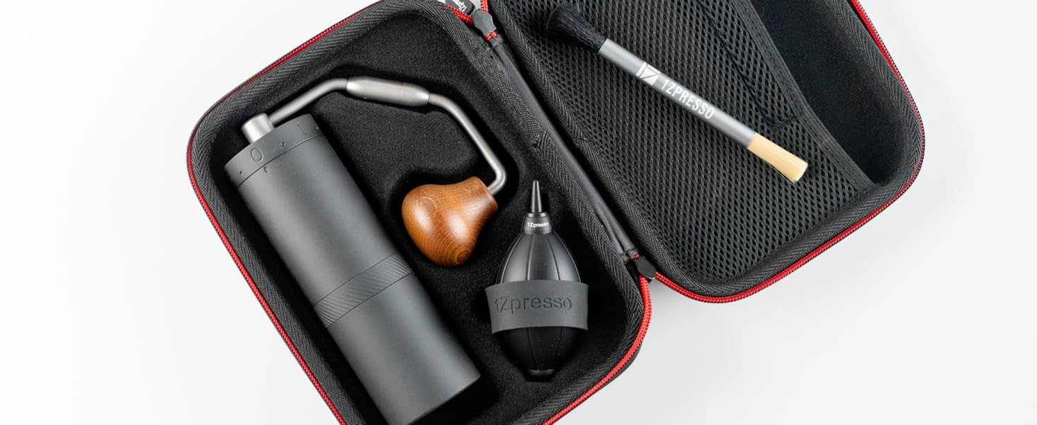 Кавомолка ручна 1Zpresso X-Ultra, чорна, з металевим корпусом