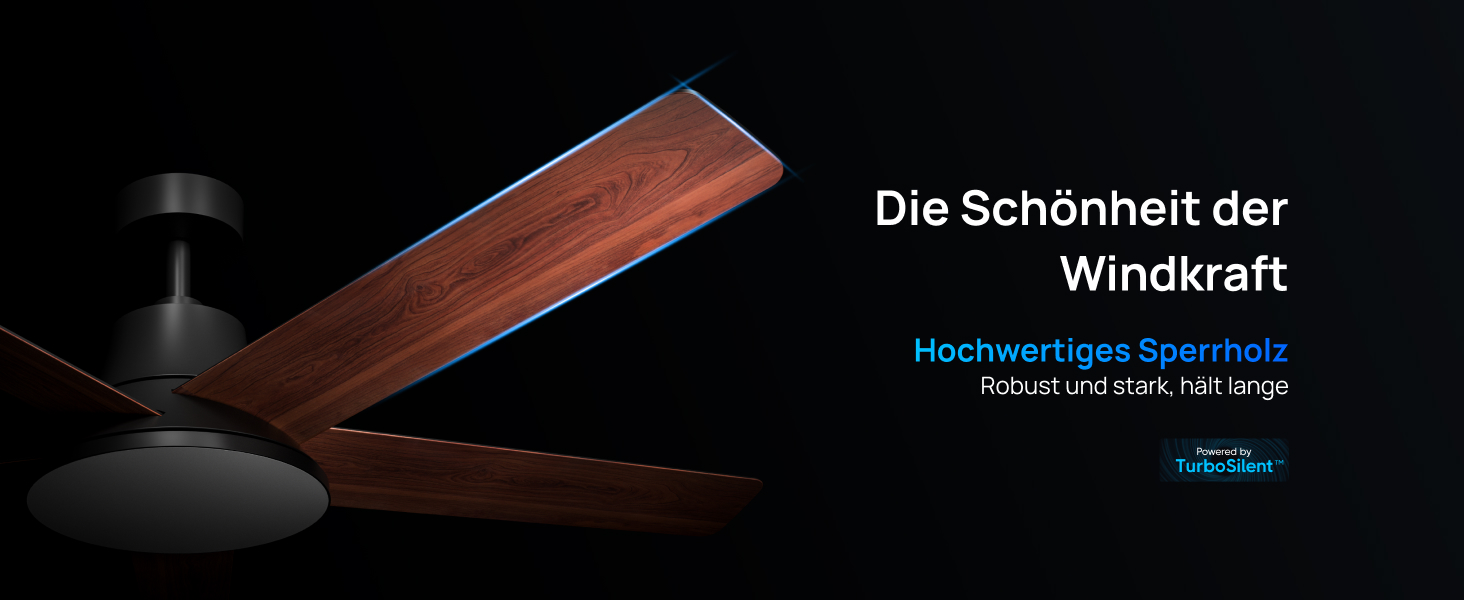 Дрео Смарт стельовий вентилятор з підсвічуванням, 132 см, 12 швидкостей, 3 режими, регульоване LED-підсвічування, тихий DC-двигун, 12H таймер, керування пультом/APP/Alexa, для приміщень (Чорний)